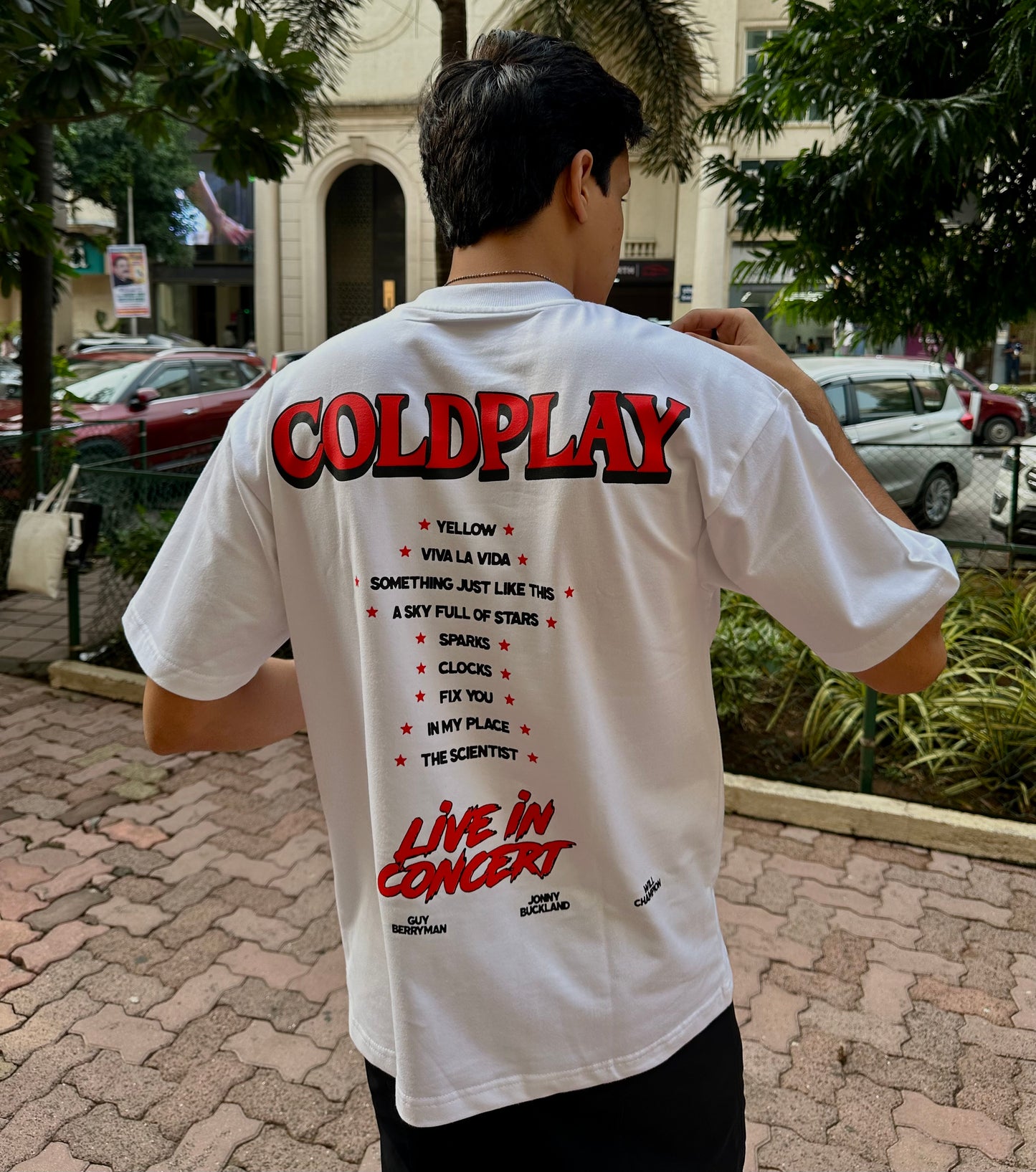 COLDPLAY OVERSIZED TEE